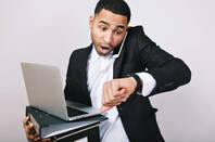 Trying to work on laptop as outage continues