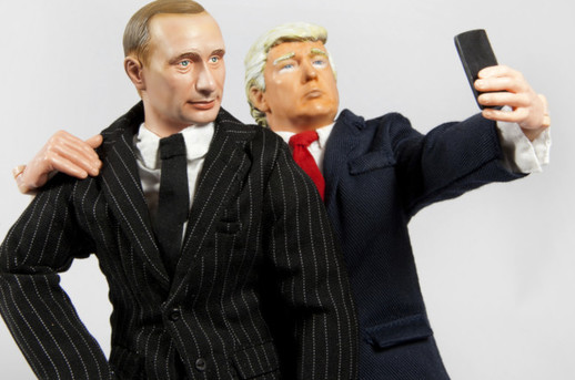 Trump putin selfie by Willrow Hood image via Shutterstock