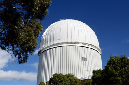 Warrumbungle National Park, New South Wales, Australia. May 2019. An image taken at the Siding Spring Observatory in the Warrumbungle National Park near Coonabarabran. - Image