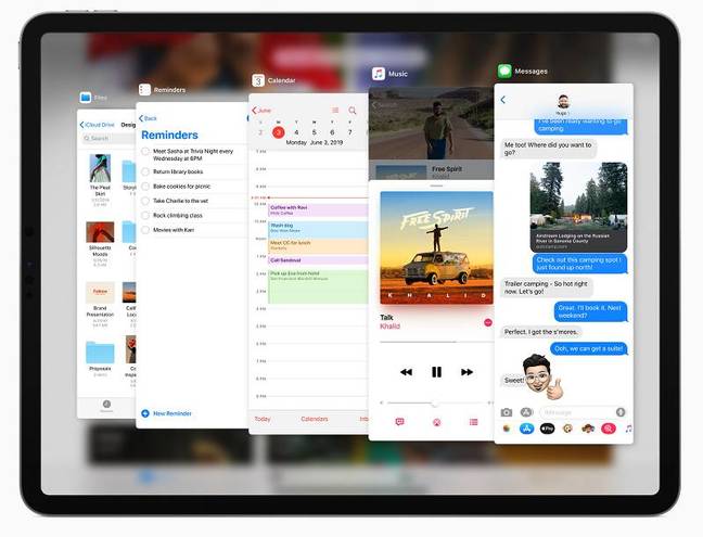 Switching between multiple apps with Slide Over Switching between multiple apps with Slide Over