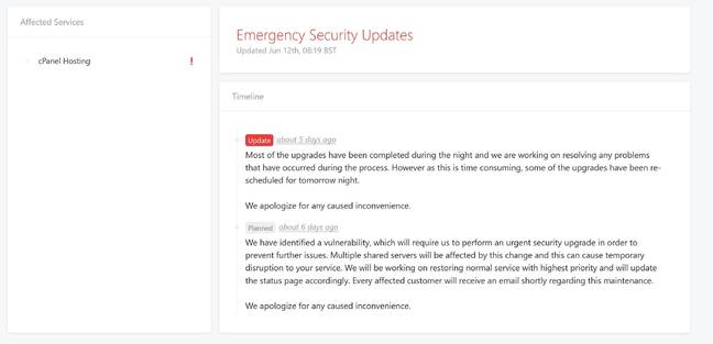 tsoHost Emergency Security Update