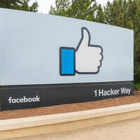 Facebook headquarters from Shutterstock
