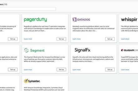 Ten launch partners for AWS EventBridge
