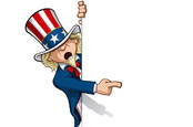 Uncle Sam pointing to someone to get out