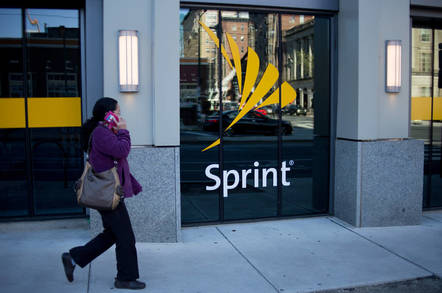 Outside a Sprint store