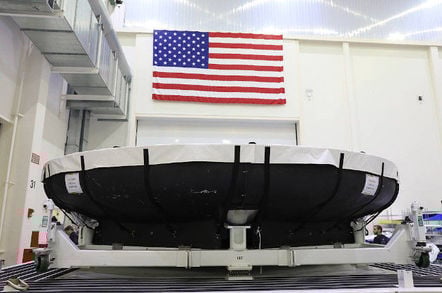 The state-of-the-art heat shield, measuring roughly 16 feet in diameter, which will protect astronauts upon re-entry on the second mission of Artemis, arriving in July at Kennedy Space Center in Florida for assembly and integration with the Orion crew module. Artemis 2, the first crewed mission in the series of missions to the Moon and on to Mars, will confirm all of the spacecraft’s systems operate as designed in the actual environment of deep space with astronauts aboard.