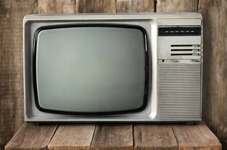 90s era tv set