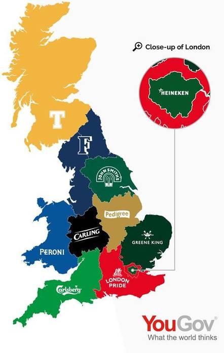 UK's favourite beers