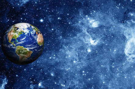 Earth in space