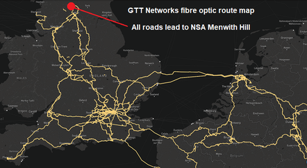 The GTT UK cable network