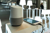 A Google Home device