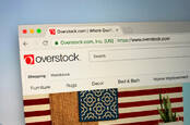 The Overstock logo and website