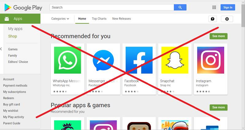 How to delete a Google Play Store account