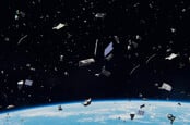 Space debris in Earth orbit