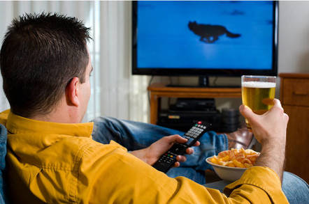 Man. tv. beer