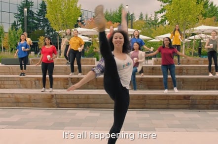 Screenshot from Microsoft the Musical