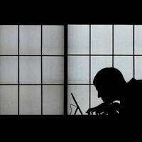 creepy figure on computer