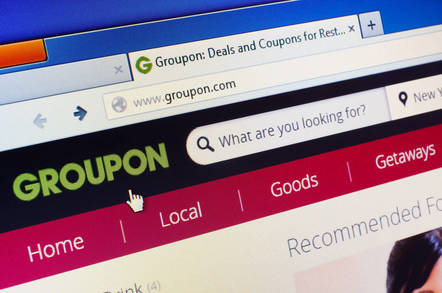 Groupon website
