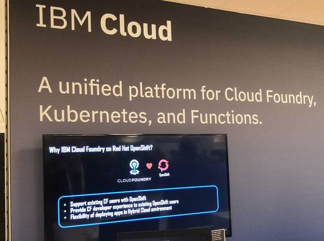 IBM Cloud on show at the Cloud Foundry Summit