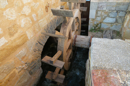 Old mill wheel