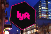 The Lyft logo