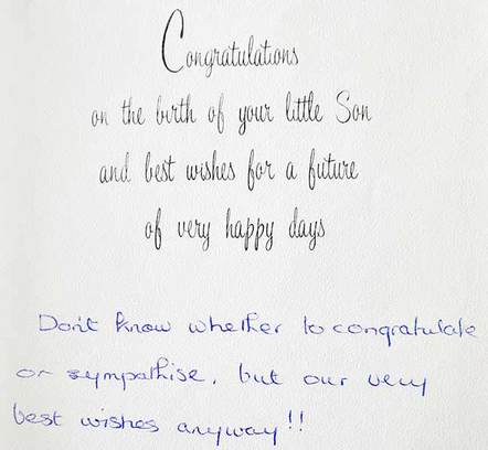 'Sympathy' greeting card