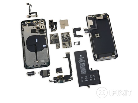 Disassembled iPhone 11 by iFixit