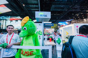 SUSE mascot at Huawei Connect 2016 