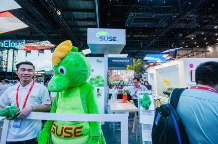 SUSE mascot at Huawei Connect 2016