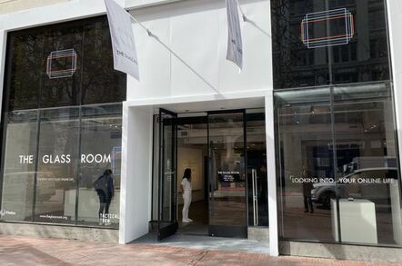 The Glass Room exhibit in San Francisco