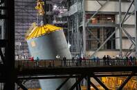 SLS Core Stage Pathfinder in VAB