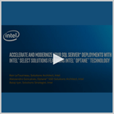 Accelerate and Modernise your SQL Server Deployments with Intel Select Solutions