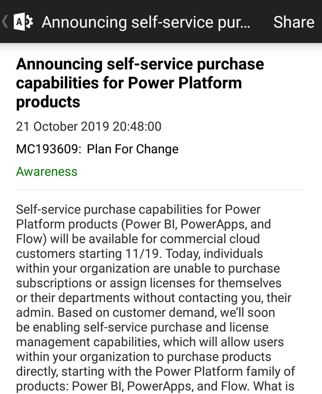 Microsoft announces self-service purchase for the Power Platform