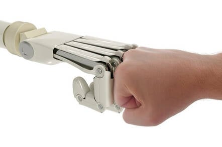 robot fist bump