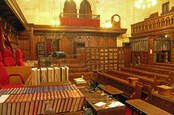 Interior of Court 4 at the Royal Courts of Justice, London