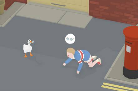 Screencap from Untitled Goose Game