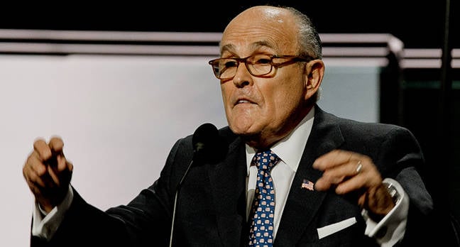 Cyber-security Super-brain Rudy Giuliani Forgets Password, Bricks ...