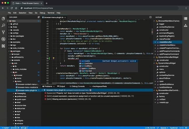 Eclipse Theia looks a lot like VS Code and supports remote development with Gitpod