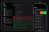 GitHub mobile app in dark mode