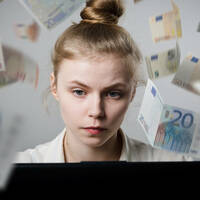 Someone not happy with the internet and money