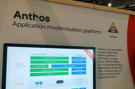 Google's Anthos is a platform build on Kubernetes and Istio