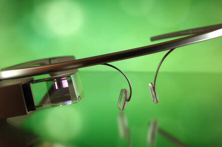 Google Glass Explorer, photo by Dan Leveille