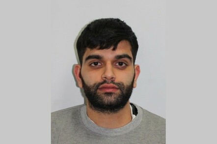 Zain Qaiser, jailed ransomware operator. Custody pic: National Crime Agency