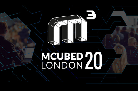 MCubed 20 logo