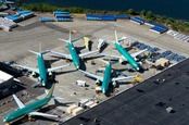 Boeing 737 Max, grounded at Renton, Wash.