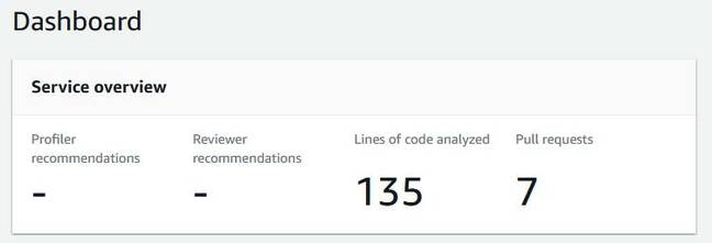 CodeGuru says it is analyzing our code but not finding any recommendations
