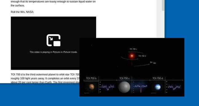 Picture in Picture in Firefox 72, now available for Winddows, macOS and Linux