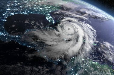 hurricane from space