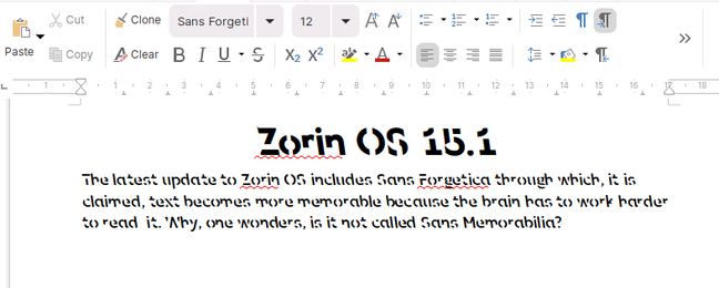 Sans Forgetica claims to be harder to read but easier to remember