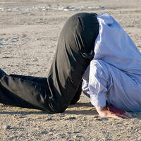 head in sand